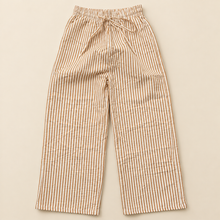Load image into Gallery viewer, Pantalon rayas summer mostaza + blanco
