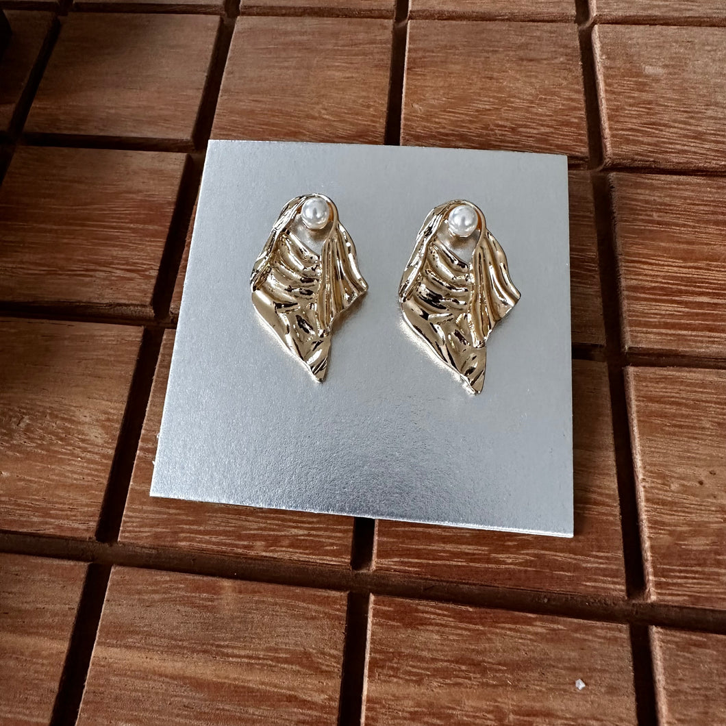 Aretes perla orgánicos